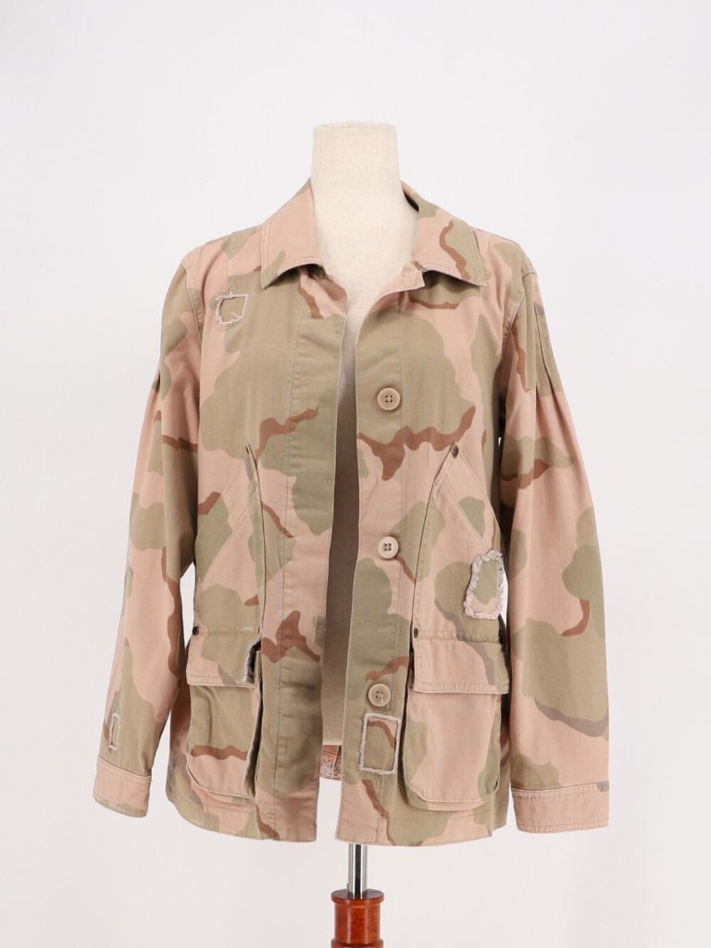 ANTHROPOLOGIE Camouflage Utility Lightweight Jacket Size S